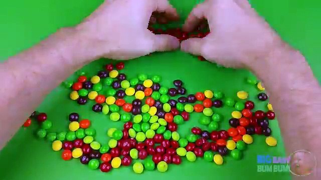 Best Of Learn Colours with Surprise Eggs and Skittles Rainbows! Learning Colors with Candy!
