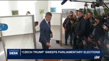 i24NEWS DESK | 'Czech Trump' sweeps parliamentary elections | Saturday, October 21st 2017