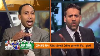Stephen A. And Max Have Shouting Match Over NBA Playoffs - First Take - May 17, 2017
