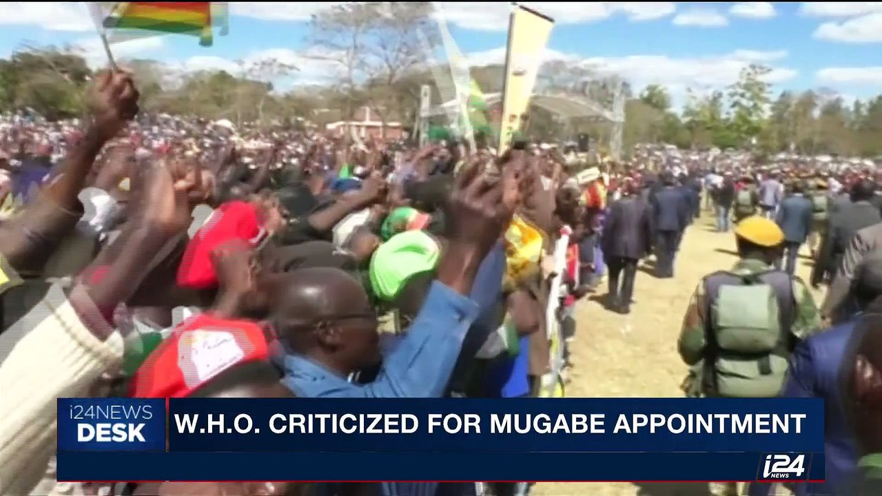 i24NEWS DESK | W.H.O. criticized for Mugabe appointment | Saturday, October 21st 2017