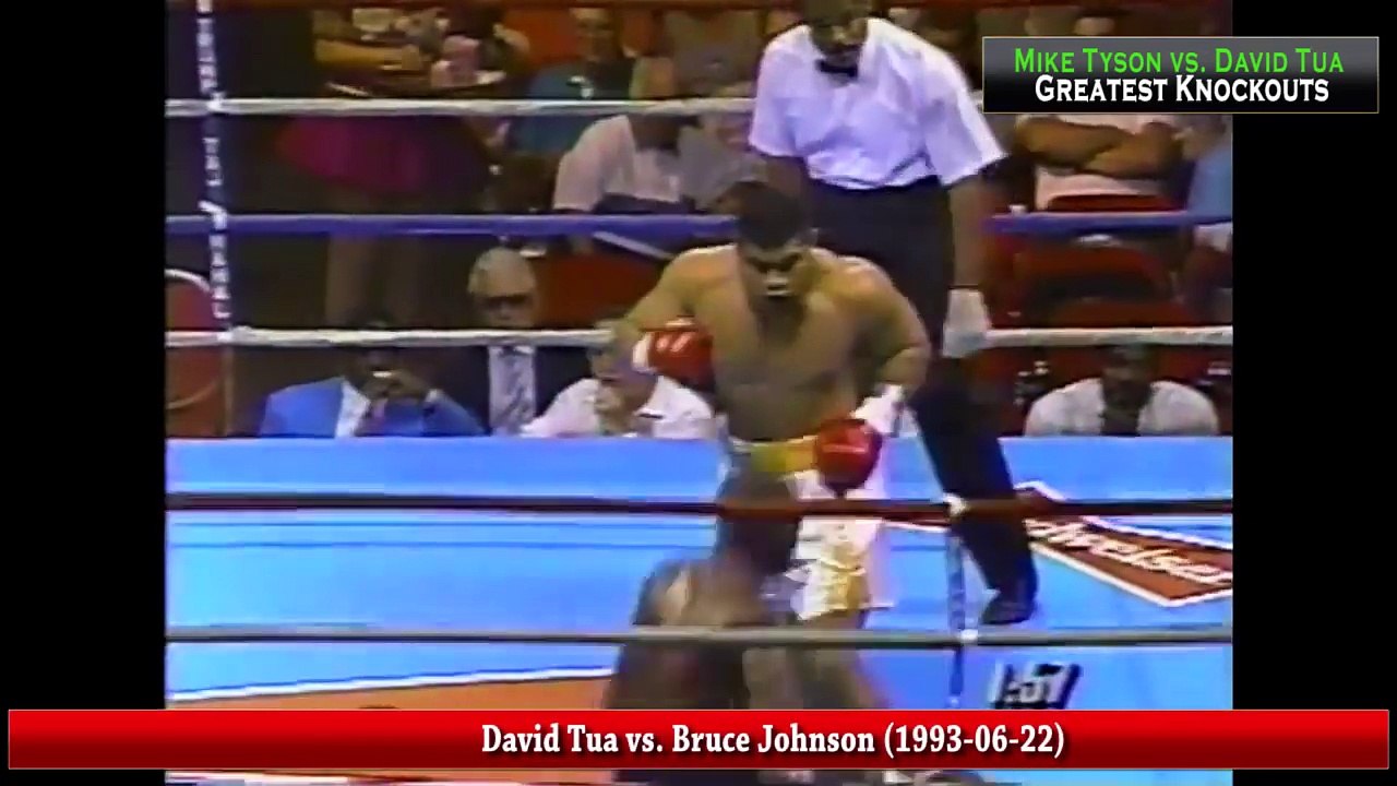 Mike Tyson vs David Tua Most Powerful Punchers in Boxing History Видео Dailymotion