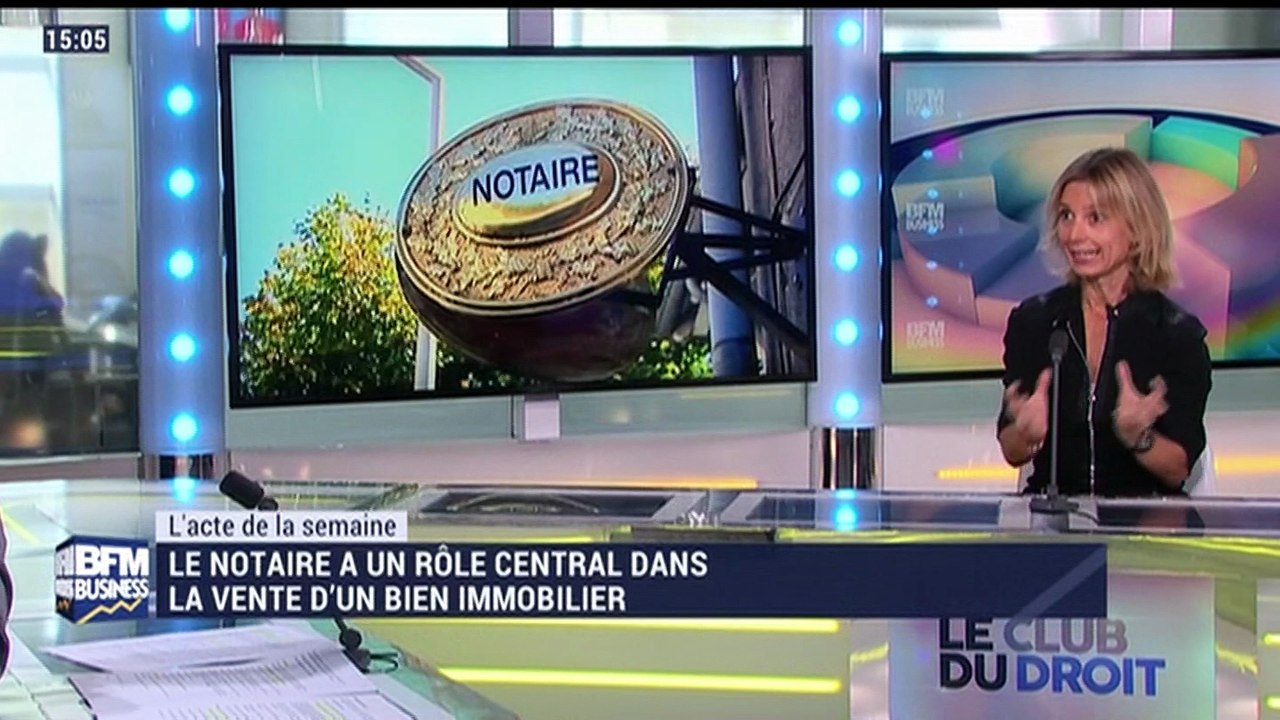 L'acte de la semaine: le notaire a un rôle central dans la vente d'un bien immobilier - 21/10