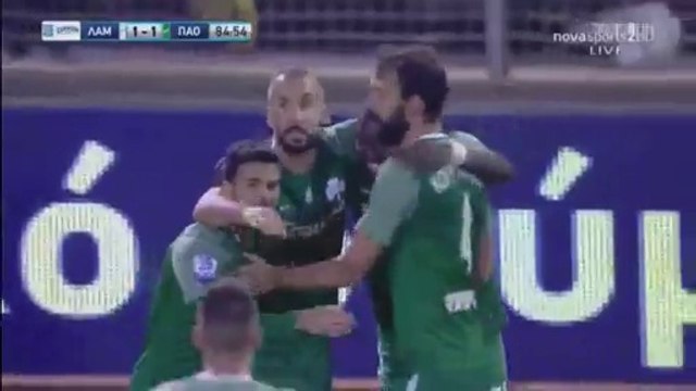 Guillermo Federico Molins Palmeiro Goal HD - Lamia 1-1 Panathinaikos 21.10.2017