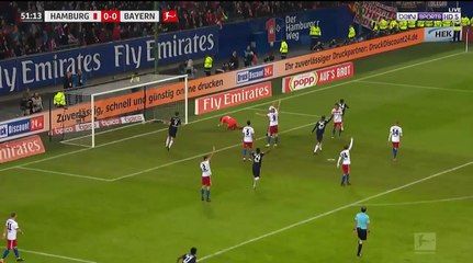 اهداف مباراة بـ ـا يـ ـرن ميـ ـونـ ـخ و هـ ـامـ ـبورغ 1-0 {شاشة كاملة} الدوري الالماني
