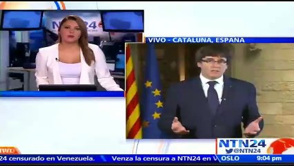 Carles Puigdemont consideró que medidas de Rajoy son “un ataque a la democracia” y convocó a un debate en el Parlamento