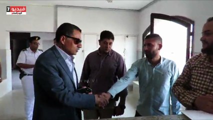 جولة مدير أمن الإسماعيلية على مركز الشرطة وملاعب الهوكى