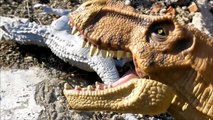 Dinosaur Mountain Adventure T-Rex vs Indominus Rex Dinosaurs Toys For Kids