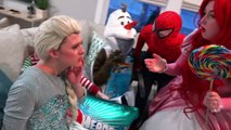 Bad Baby Dentist vs Ugly Frozen Elsa and Spiderman and Disney princesses Superhero Compilation irl