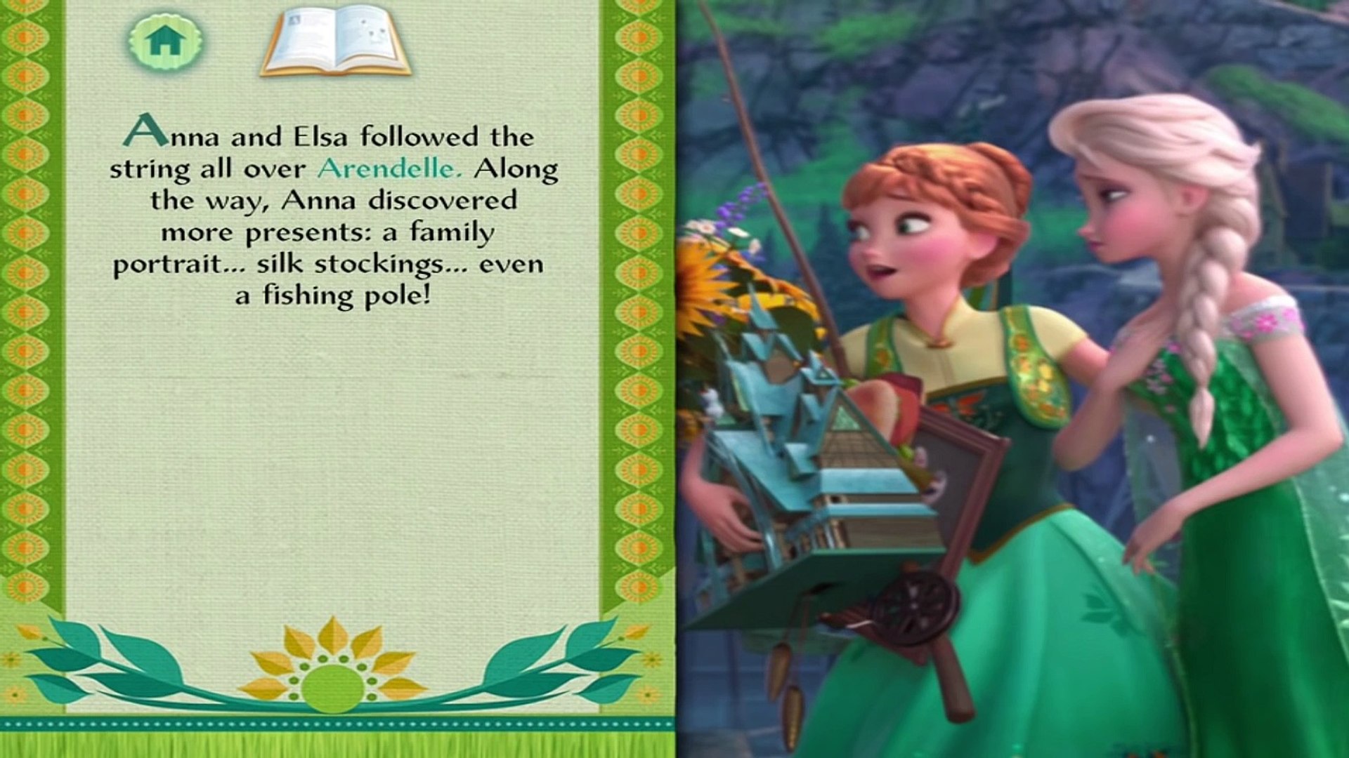 ♡ Disney Frozen Fever Storybook Deluxe ♡ Official Story App In English For  Kids─影片 Dailymotion