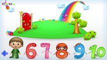 Numbers for Kids, Counting 1 to 10, Fun Math Game, Learning Videos for Children, Preschoolers