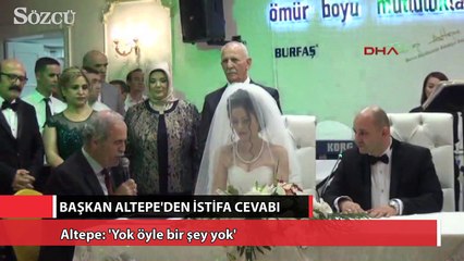 Recep Altepe’den istifa açıklaması