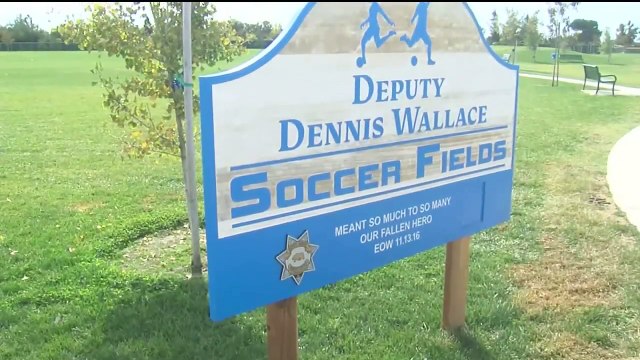 Sign Honoring Fallen Deputy Vandalized