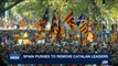 i24NEWS DESK | Spain pushes to remove Catalan leaders  | Saturday, October 21st 2017