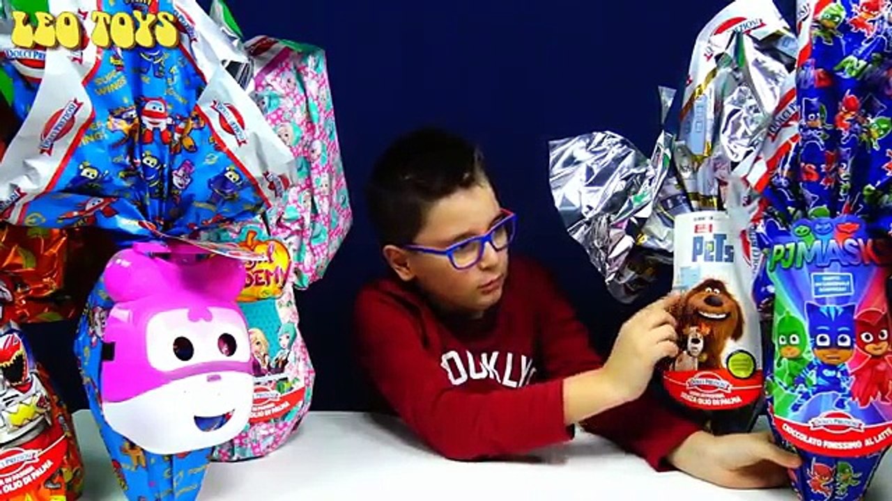 APERTURA 6 UOVA DI PASQUA DOLCI PREZIOSI - Leo Toys