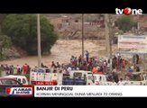 Banjir di Peru, 811 Kota Kondisi Darurat dan 72 Orang Tewas