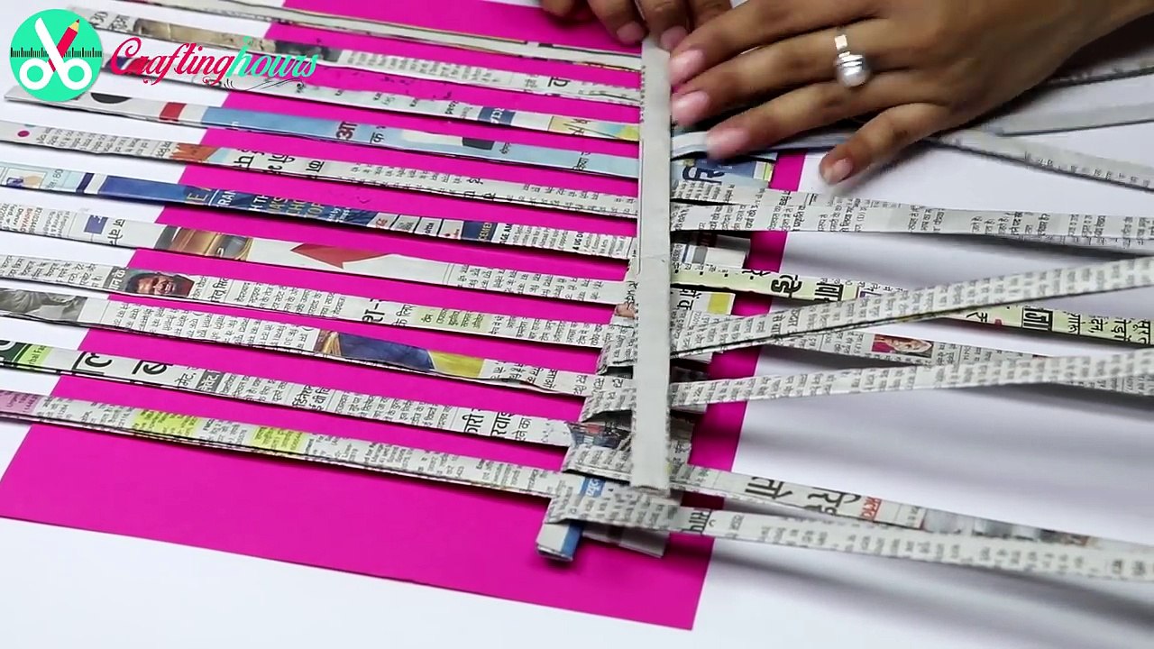 Best Out of Waste Newspaper Craft | How to Make a Handbag, Purse