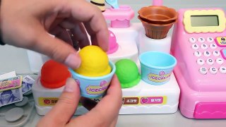 DIY How To Make Icecream Cash Register Learn Colors Numbers Counting Icecream Slime Surprise Toy