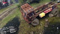 SpinTires Multiplayer Mods | Offroad trip with GTAHQHD | Mongo Truck | The Hill