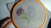 Объёмная вышивка: цветок Колокольчик. Мастер-класс. /Hand embroidery: flower Bell