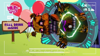My Little Pony MLP Equestria Girls Transforms with Animation Love Story fnaf and Death