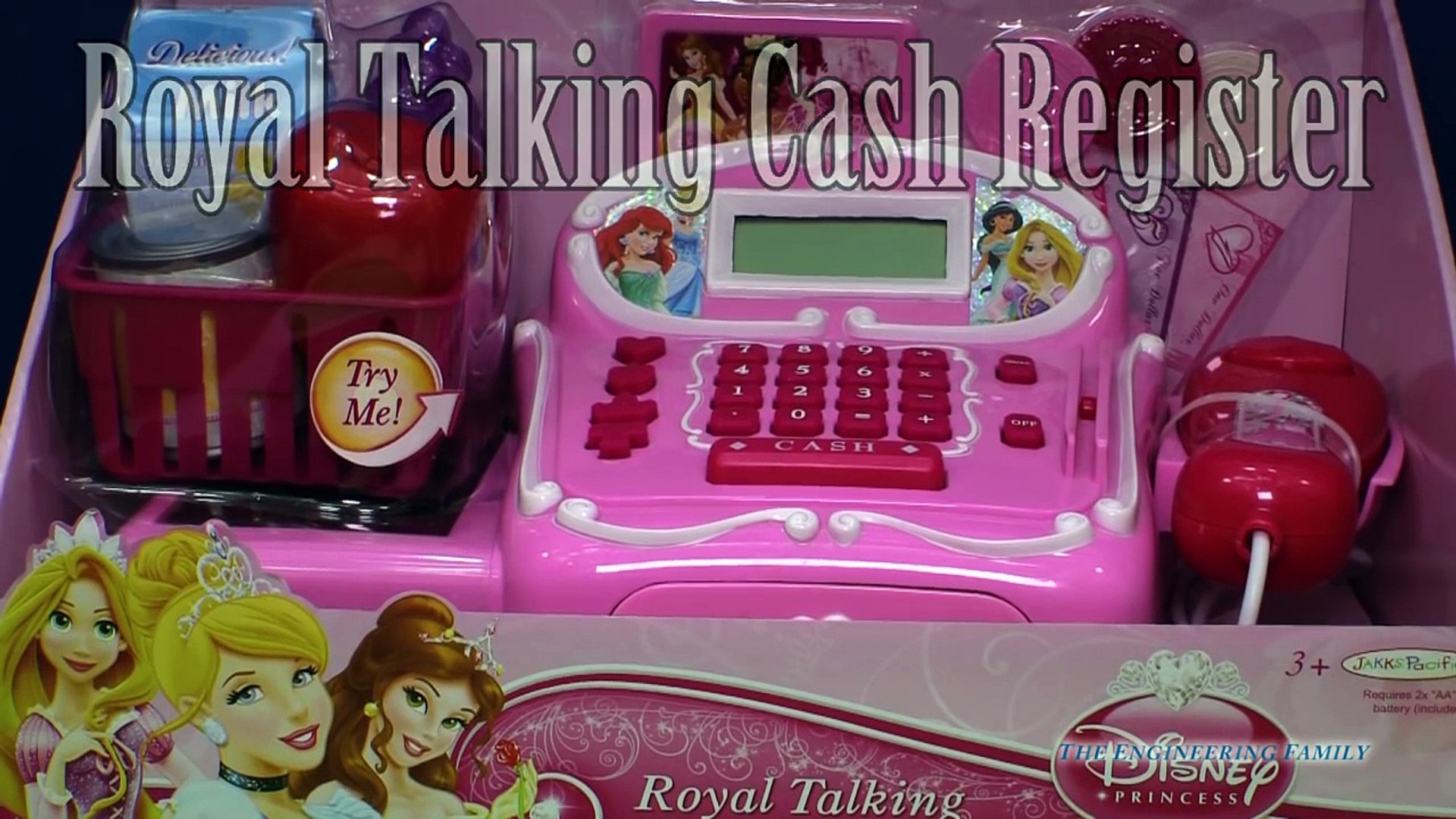 disney princess royal talking cash register