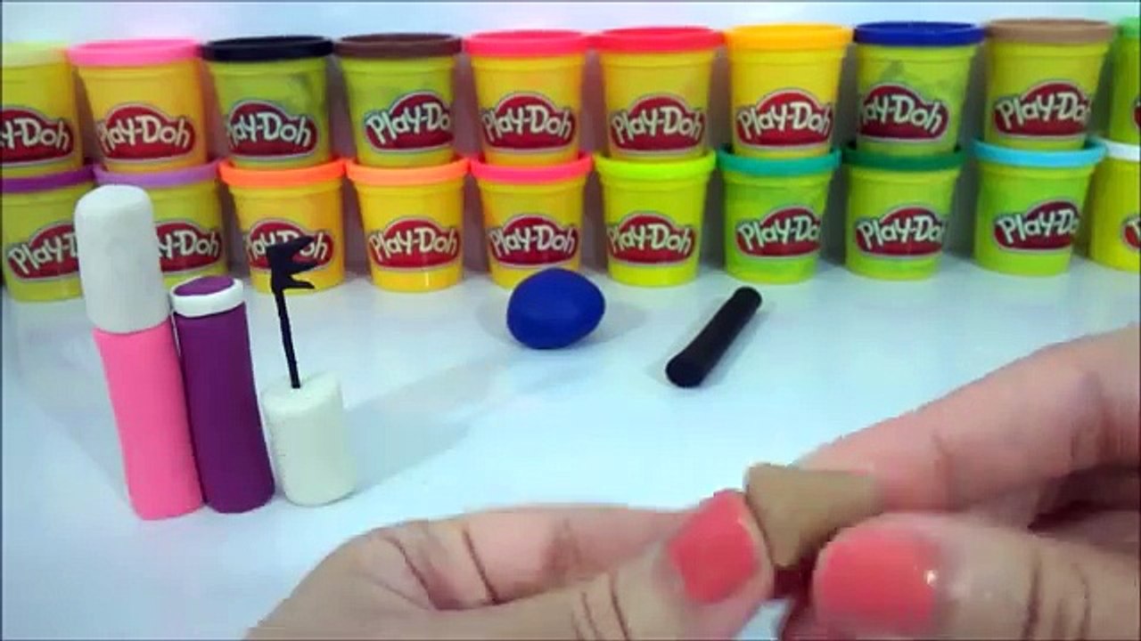 Maquiagem Barbie de Massinha Play doh!! Em português!CASTELO DA CRIANÇA