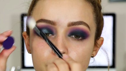 Purple & Blue Glitter | Makeup Tutorial