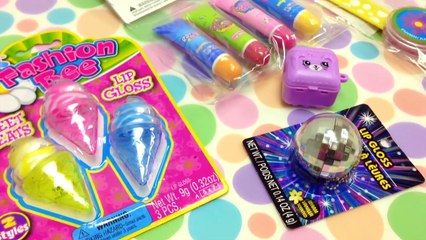 BALSAMO LABIAL(brillos labiales)BARBIE,SHOPKINS(petkins)coleccion de balsamos labiales