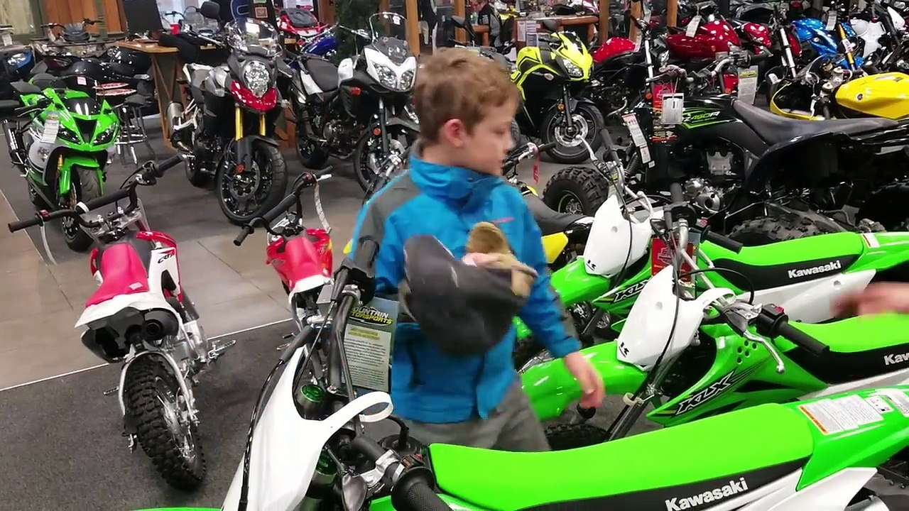 What kind of dirt bike should He get? Should he get a dirt bike?