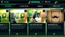 MOVEMBER PACKS, WORLD QUALIFIERS PACK   MORE!!!!! FIFA Mobile 17 Pack Opening