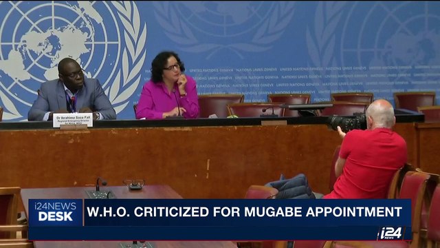 i24NEWS DESK | Zimbabwean dictator named 'goodwill ambassador' | Saturday, October 21st 2017