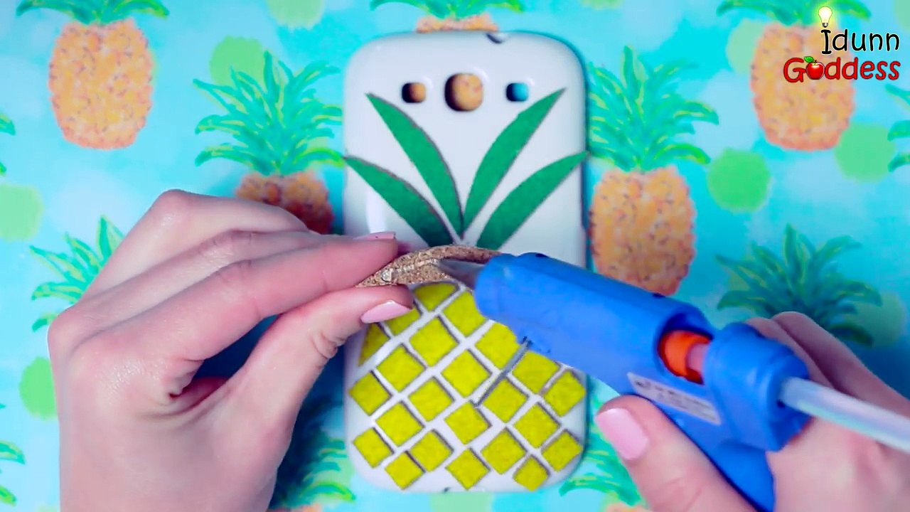 5 DIY Summer Phone Cases – How To Make Ice Cream, Pineapple, Sunset, Flip-flop, Stars Phone Covers