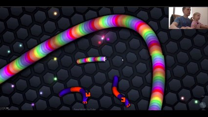 Slither.io - Мультяшная игра про Червяка! #2. Канал Принцесса Милана