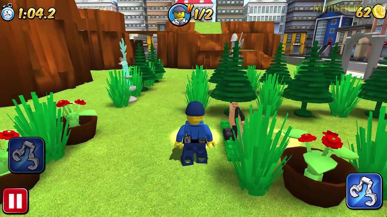 LEGO Police. Police Car. Cartoon about LEGO | LEGO Game My City