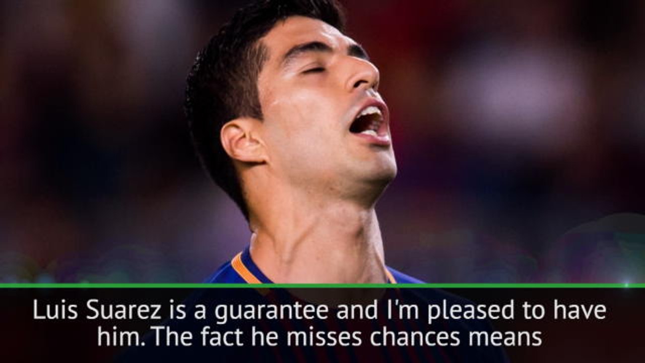 Valverde defends goal shy Suarez