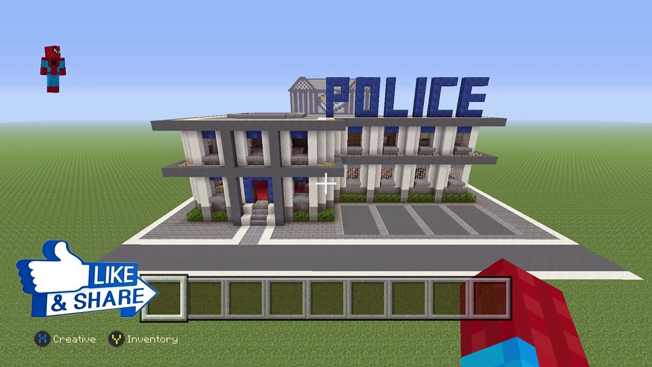 Minecraft Tutorial: How To Make A Police Car