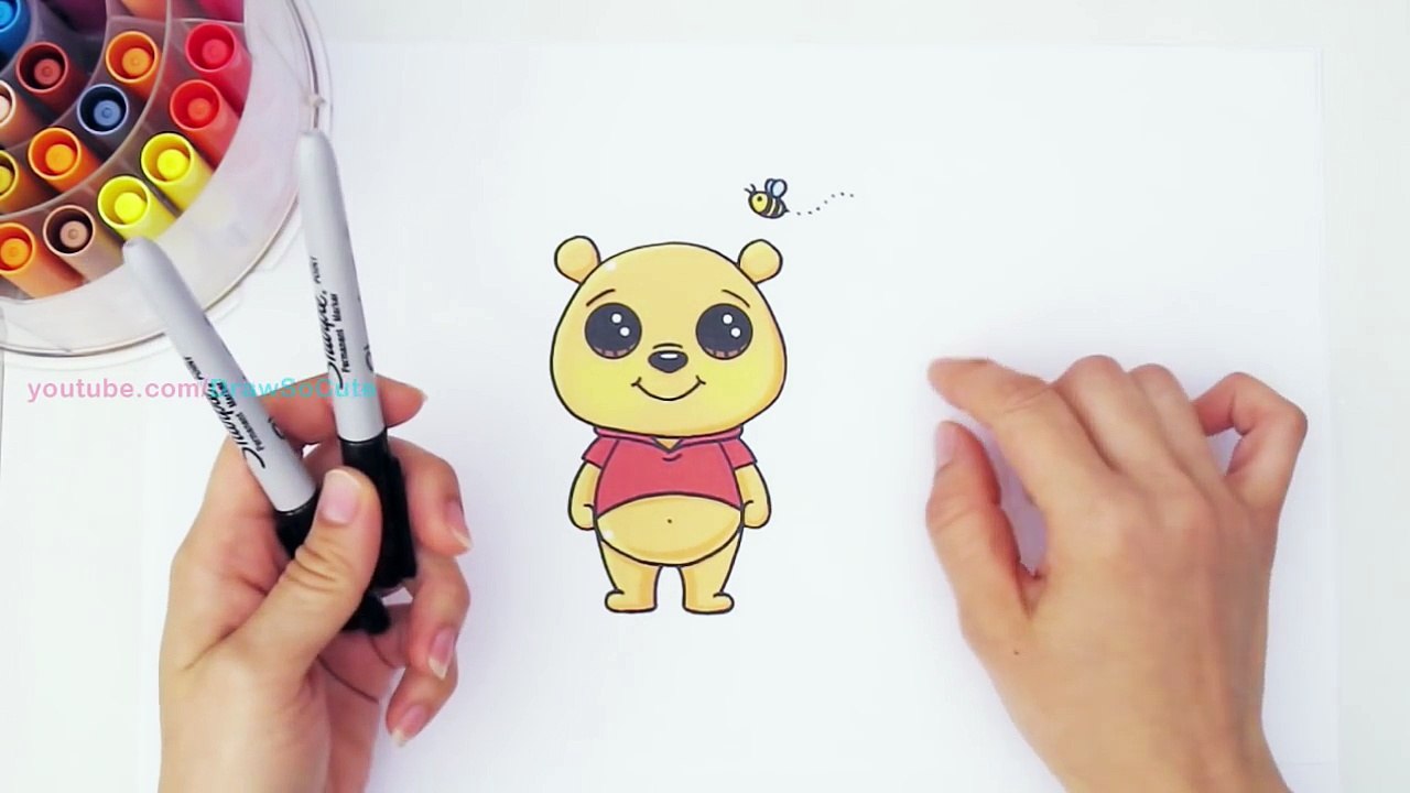 How to Draw So Cute Two Hand Drawing + Coloring Challenge FUN