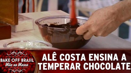 Alê Costa ensina como temperar chocolate