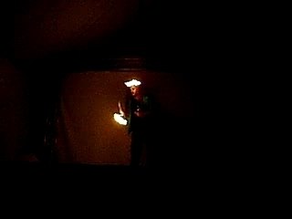 baton du diable enflammé