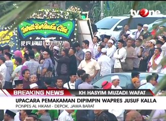 Wapres Jusuf Kalla Pimpin Upacara Pemakaman KH Hasyim Muzadi