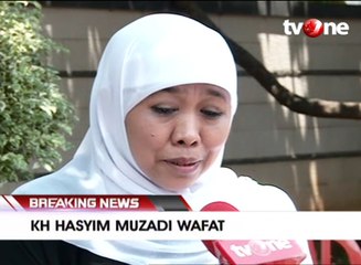 Pesan Terakhir KH Hasyim Muzadi untuk Khofifah