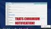 GNOME Native Notifications from Google Chrome   Chromium