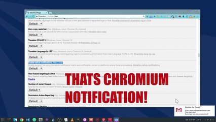GNOME Native Notifications from Google Chrome   Chromium