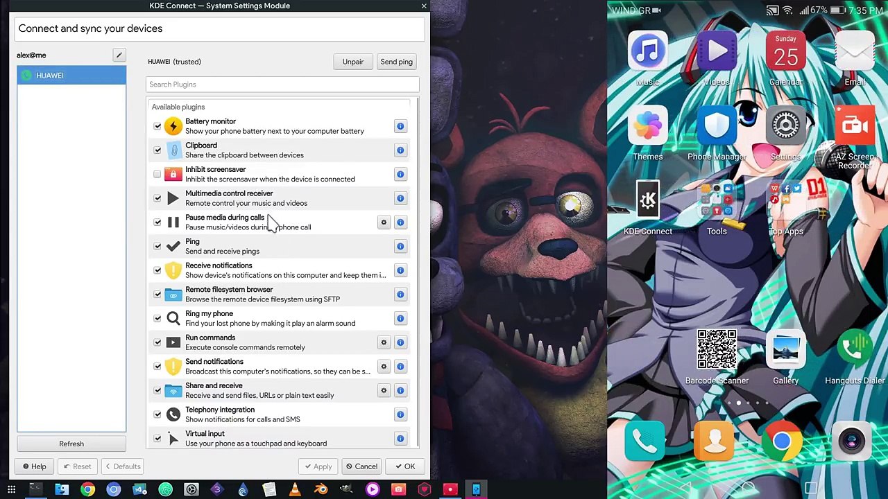 Android Virtual Touchpad with KDE Connect   GNOME 3.26