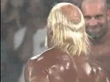 Goldberg & Hulk Hogan & Sting vs Kevin Nash &  Ric Steiner
