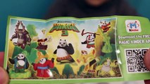 Киндер Сюрпризы. Распаковка 12 киндеров - Панда кунг фу 3, игрушки детям, Unboxing Kinder Surprise