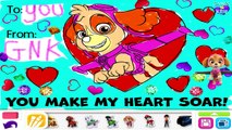 Paw Patrol Draw & Play: Happy Valentines Day! Coloring With Skye - Nick Jr App For Kids