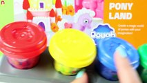PLASTILINA PLAY DOUGH PONY LAND PONIES DE COLORES|Mundo de juguetes