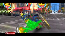 TRACTOR PARTY & COLORS Spiderman Cars Cartoon with Nursery Rhymes Songs for Kids and Children