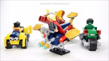 Batman Deathstroke Hulk Iron Man Wolverine Thor Minifigures & Vehicle Packs Unofficial LEGO Set